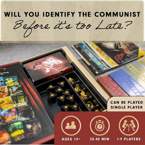 Hollywood 1947 Board Game Deluxe Version - A Movie Making Game for Friends and Family, Ages 14 and Up