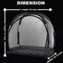 JOINSI Safety Crib Tents to Keep Toddler in, Pop Up Baby Mosquito Net Cover Bed Canopy for Infant - Black