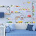 DECOWALL The Road and Cars Kids Wall Stickers, Peel and Stick Removable Wall Decals for Nursery Bedroom
