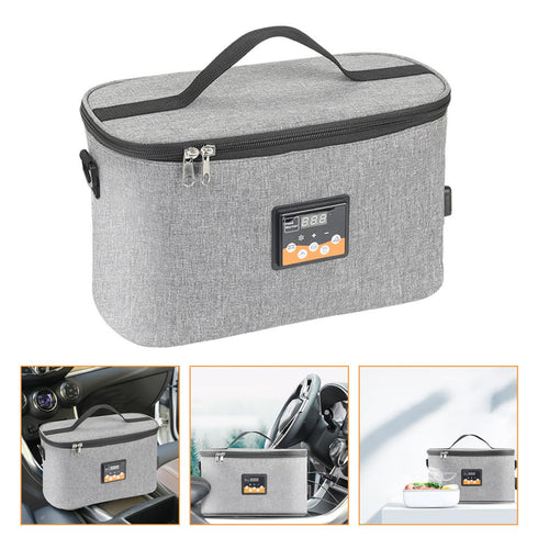 HONITANO Dc12v Portable Electric Bottle Warmer Bag for Car with Charger, Milk Bottle Heating and Insulated Tote Bag