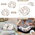 Goronwyfloyd 2 Multi Colorful Butterfly Nursing Pillow Cover for Baby Boy Girl Pieces Newborn U-Shaped Breastfeeding