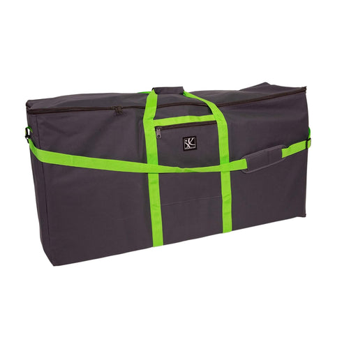 J.L. Childress Heavy Duty Stroller Travel Bag - Grey and Lime Color