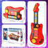 Drmukie 3 2-in-1 2-4 3 4 5 Kids Guitar Toy for Year Old Boy Birthday Gift Electric Guitars & Piano for Toddlers Light