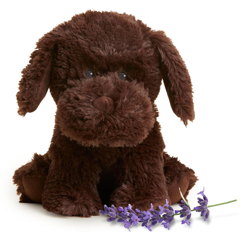 warmies Microwavable & Weighted Stuffed Animals, Chocolate Lab - Heated Stuffed Animal