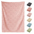 Yagle Mate 4 Cozy 3040 Pcs Baby Blankets,Fleece Heart Checkered Blanket, and Fluffy Crib Blankets for Girls, Toddler