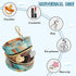 YETTASBIN Marble Portable Pacifier Holder Case with Metal Hook Buckle & Zipper for Diaper Bag and Stroller, Versatile
