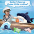 6Pcs 5 MaoGoLan Soft Shark Stuffed Animals with Sea Animals Inside - Bulk Plush Toys Stuffed Shark Stingray Octopus