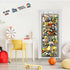 Honeyera Storage for Stuffed Animals, Over Door Organizer for Baby Accessories and Toy Plush Storage (Gray)
