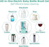 KEAMONVIAL Electric Bottle Brush Cleaner, Portable & Rechargeable Electric Baby Bottle Brush Travel Kit Nipple & Baby