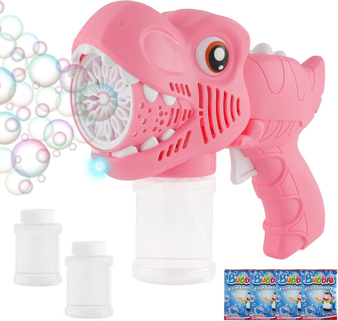 Onory Bubble Gun Machine for Kids - Bubble Blaster with Solutions for Summer Outdoor & Indoor Activities