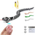 Remote Control Snake Toy RC Robot - Electric Snake Toy for Kids Boys (Black)