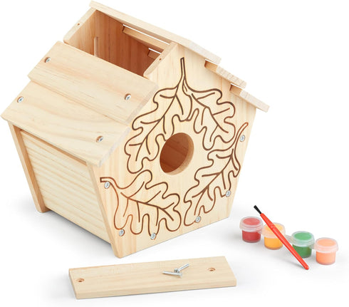 Melissa & Doug Created by Me! Birdhouse Build-Your-Own Wooden Craft Kit for Kids