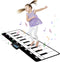 M SANMERSEN Kids Musical Piano Mat, Floor Keyboard Mat with 8 Instruments Sounds, Early Educational Toys for 1-5 Year