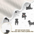 KICPOAY Pug Dog Black Baby Swaddle Blanket for Boys and Girls, Muslin Baby Receiving Swaddle Blanket, Soft Cotton
