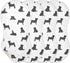 Set 4 Pack vvfelixl Baby Burp Cloths Black Pug White Baby Newborn Cotton Burping Cloths Baby Washcloths