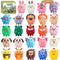 DREACAREFT 24pcs Party Favors for Kids - 3D Animal Pop Fidget Toys