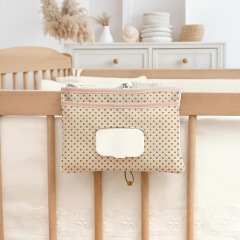 HAMUR Baby Diaper Bag Organizer Compact & Foldable Stroller Pouch for Newborn Essentials | Travel-Friendly | Fits Boys