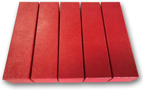 Guardhouse 9" Single Row Storage Box for 2" Paper and Plastic Coin Holders, 5 Pack, Red