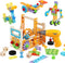 Wooden Kids Tool Set with Electric Screwdrivers, 91PCS Educational STEM Construction Toys,