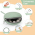 Nupoopy 2-Pack Silicone Pacifier Holder Case - BPA-Free Pacifier Holder Pouch for Baby Boys & Girls- Portable