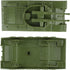 BMC Classic Payton Anti-Aircraft Tanks - 4pc Tan Green Plastic Army Men Vehicles