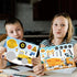 OTAITY 24 Sheets Make Your Own Construction Vehicle Stickers for Kids Boys, Make-a-Face Engineering Vehicles Fire
