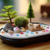 Yuronam 100 Pcs Mini Resin Turtles for Crafts Luminous Tiny Turtle for Fairy Garden Dollhouse Micro Landscaping