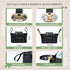 miss fong Universal Stroller Organizer with Insulated Cup Holder Stroller Caddy Baby Storage Bag with Adjustable Strap