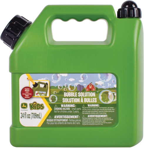 John Deere 24oz Bubble Bottle - Outdoor Summer Fun Bubble Refill