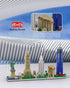 Set, 3048 Bricks,3D dOvOb Architecture New York Skyline Micro Mini Blocks Building Pieces Puzzle Collection Model Kit
