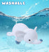 24" Weighted Stuffed Animals - 4.2lb Cute Elephant Plush Toy, Giant Cuddle Plushies Dolls