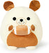 12 inch Onsoyours Original Bulldog Plush with Football, Cute Sport Dog Brown-White Stuffed Animal, Ultra Soft