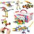 170 Pcs STEM Building Toys for Kids Ages 4-9 - Educational Construction Kit for Creative Games, Birthday Gifts