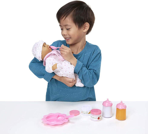 7.30 11.20 14.30 Melissa & Doug Doll Feeding and Changing Accessories - Bib, Bag, Diaper, Wipes, Utensils, Bottles high