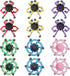 Original ecology 12Pcs Transformable Fidget Spinners Toys- Deformable Fingertip Gyro Stress Relief Sensory Toys,