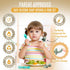 4pc Silicone Self feeding baby utensils 6-12 months, Toddler Cutlery Set, 3 baby spoon, 1 baby fork, Toddler Utensils, BPA Free Silicone, Dishwasher Safe, Baby eating essentials (Blue/Green)