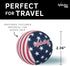 Waboba Water Bouncing Pro Ball, Stars & Stripes, White/Red/Blue