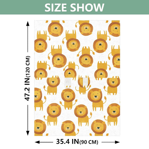 Mazeann Cute Africa Lions Car Seat Cover Baby Breathable Soft Infant Carseat Covers Canopies Babies Carrier Covers