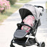 2 1 Baby Car Seat Head Body Support & Strap Covers, in Infant Car Seat Insert, Reversible Soft Breathable Newborn