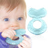 Nuby Silicone Teether with Hygienic Case - Colors Vary