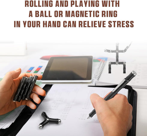 8 10 11 12 13 14 15 Magnetic Fidget Pen Toys for Teens, Unique Birthday Gifts for Young Men Fun Gifts for Teenage Boys