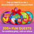 3-5 200 Set QUOKKA Scavenger Hunt Game for Toddlers - Toddler Activities Outdoor Indoor Cards Game - Fun Educational