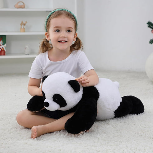 5 lbs 24" JellyMallow Weighted Stuffed Animals Panda Plushie, Cute Panda Weighted Plush Pillow Giant Stuffed Animals
