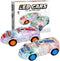 ZOHANINDL LED Light Up Pull Back Car Toys,Race Cars Toy (2 Pack),Car