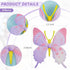 Plastic Butterflies Toy Butterflies Action Figures Art Lifelike Butterfly Decoration Removable Reusable for Party Favor Wall Decor, 12 Styles(36 Pieces)