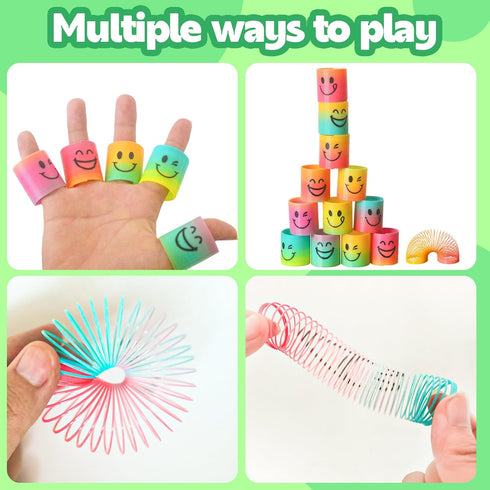 Cocurb 128 4-8,Fun (4 Pcs Mini Spring Party Favors for Kids Goodie Bag Stuffers for Birthdays, Classroom Prizes