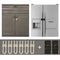 Premium Child-Proof Safety Bundle: 6 Adjustable Sliding Cabinet Door Code Locks & 2 Fridge Freezer Lock Latch Sets