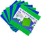 Classic Base Plates for Building, 10" x 10” Multipack, 8 Pack Compatible with All Major Brands, Green & Blue