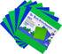 Classic Base Plates for Building, 10" x 10” Multipack, 8 Pack Compatible with All Major Brands, Green & Blue