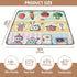 GuoChe 50'' 50'' Food Freshness Cartoon Character Pattern Soft Thick Baby Play Mat for Indoor Outdoor Comfortable